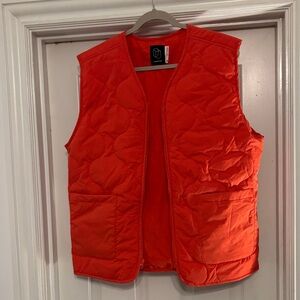 Original Use Bright Orange Quilted Vest